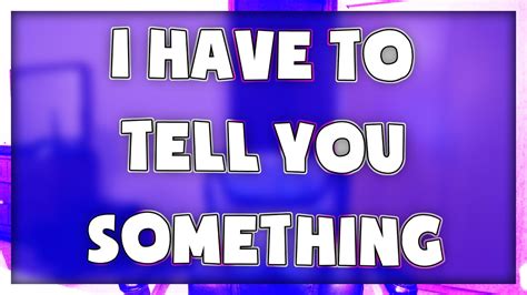 leitch perling|I have to tell you something...